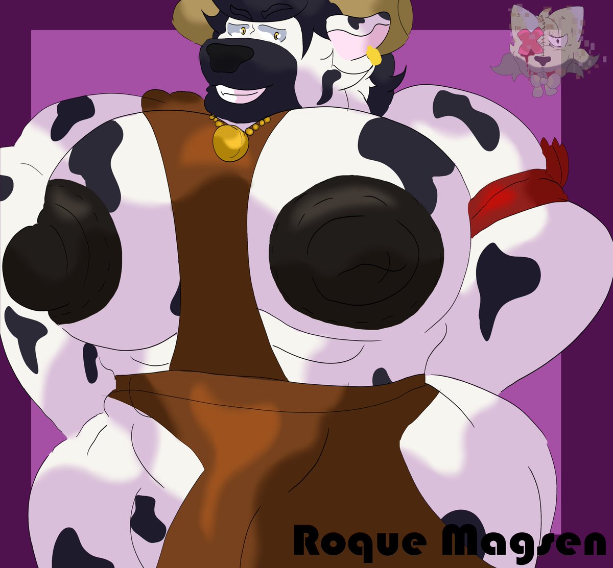 Samy The Fox Cow/Trapped in a videogame VN Furry tweet media