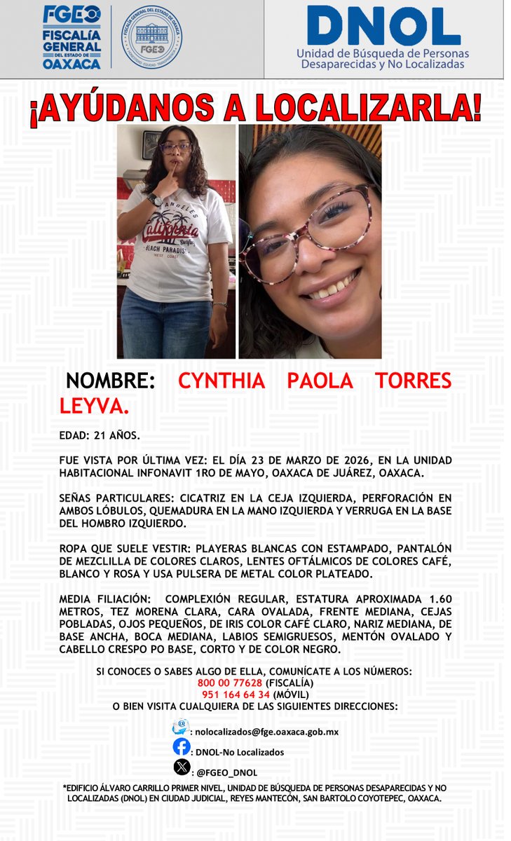 Unidad de Búsqueda de Personas No Localizadas tweet media