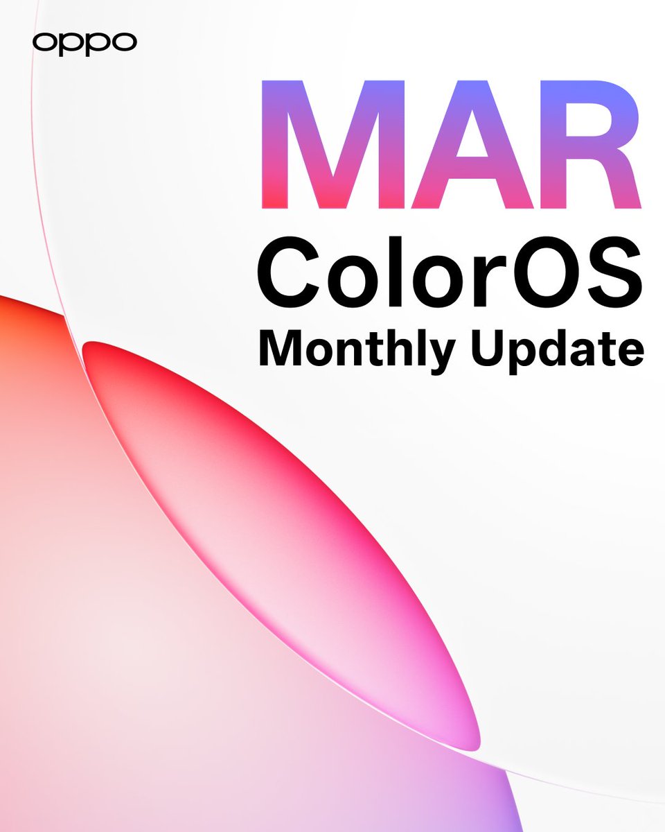 colorosglobal's tweet image. Fresh ColorOS updates 📝✅

#OPPOColorOS16 #MoreColorEveryMonth