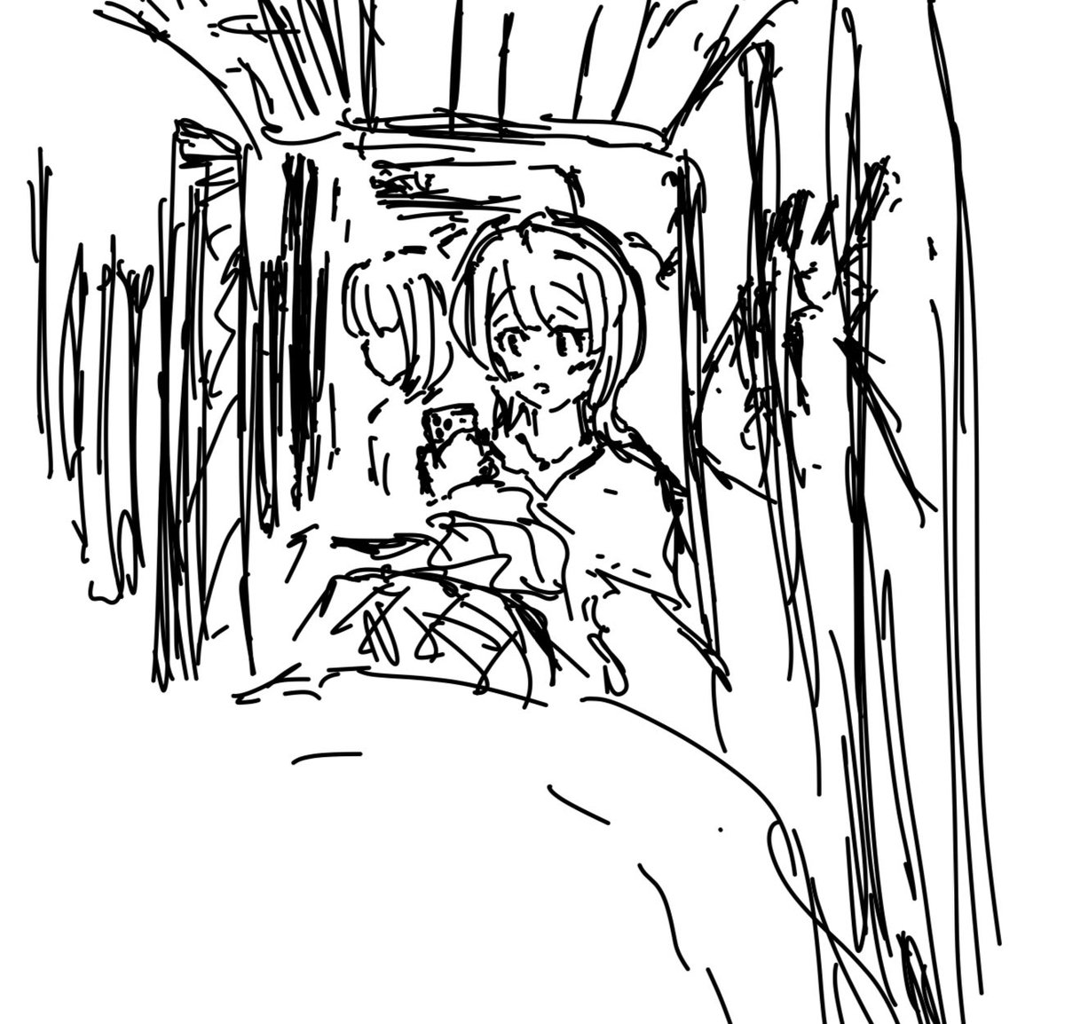 満員電車で見つけた君