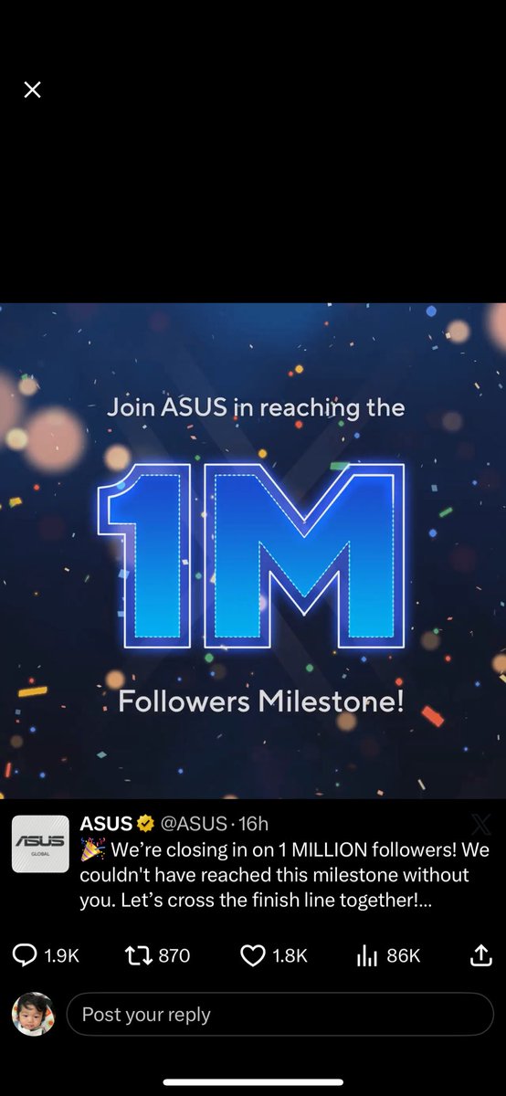 norbus402's tweet photo. @ASUS Thank you ✊✊✊ https://t.co/RTTrIb2SxK
