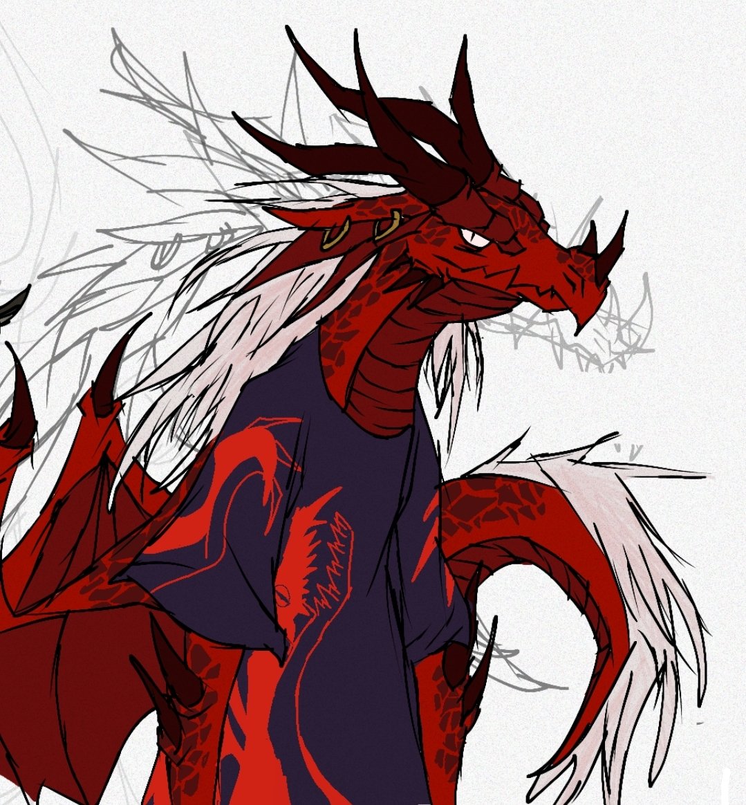 dexcaru's tweet photo. In a dragon mood today https://t.co/otKwSkstPW