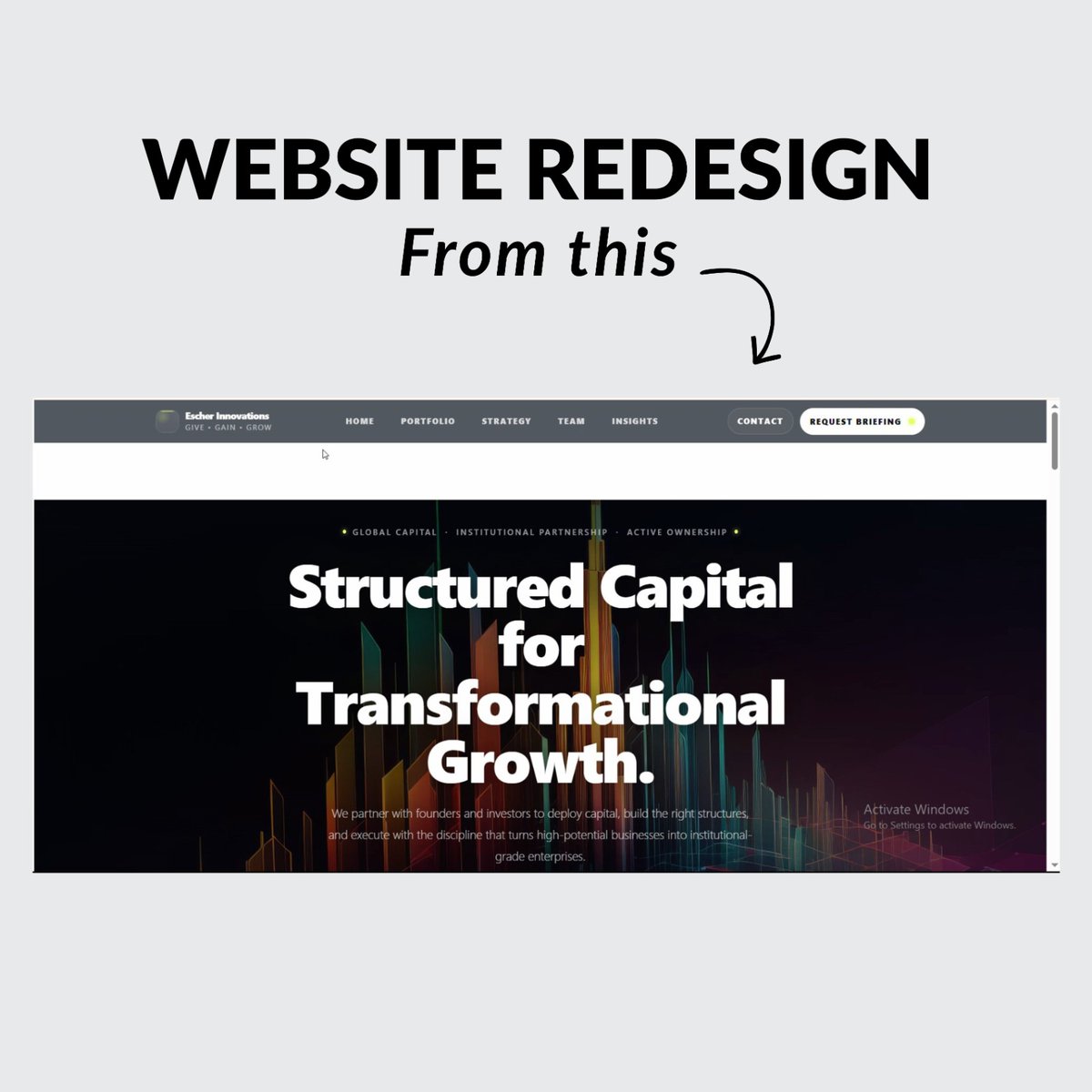 OnaleyeBright's tweet photo. Website Redesign https://t.co/vVfVLcgIEL