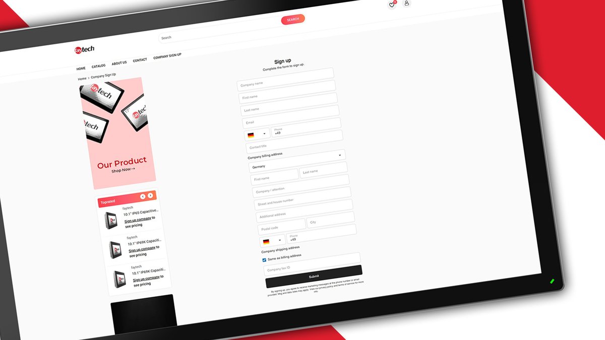 faytechShenzhen's tweet image. 📦 We launched our global B2B Webshop last year! 🎉 We're optimizing it for a better experience, with clients enjoying transparent pricing, real-time inventory, and easy ordering. Sign up now for 10% off your first order! Explore at faytech.shop. #B2B #faytech