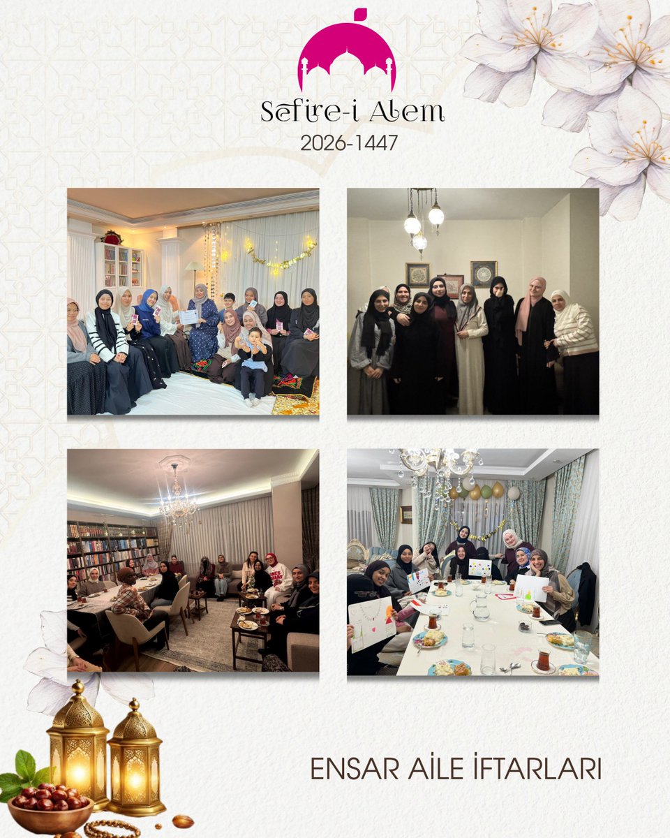 Değerli gönüllülerimizin, öğrencilerimiz evlerinde misafir ederek gönül bağlarını güçlendirdikleri pek çok iftar yaptık. Her birine teşekkürlerimizi iletiyoruz.❤️🤍