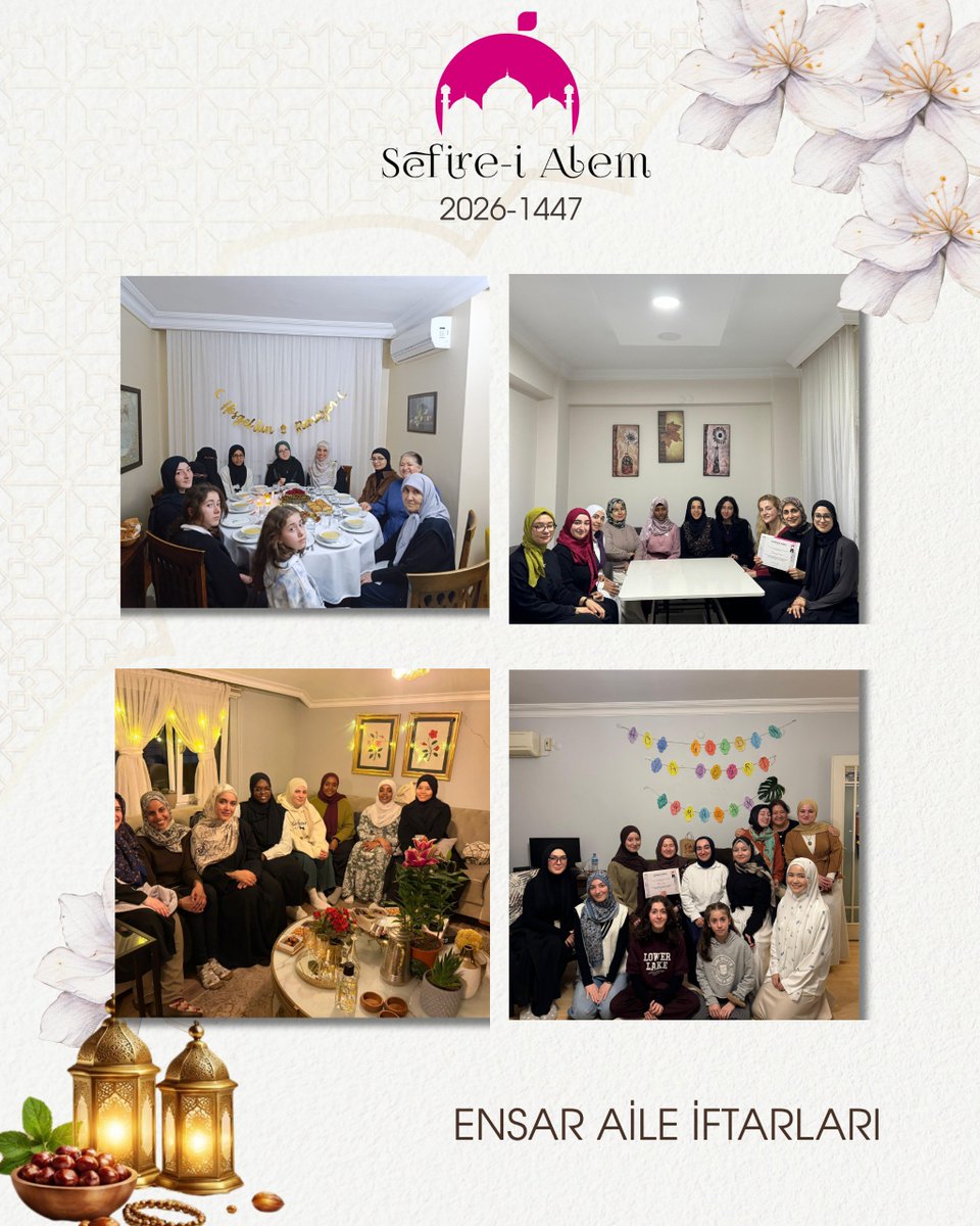 Değerli gönüllülerimizin, öğrencilerimiz evlerinde misafir ederek gönül bağlarını güçlendirdikleri pek çok iftar yaptık. Her birine teşekkürlerimizi iletiyoruz.❤️🤍
