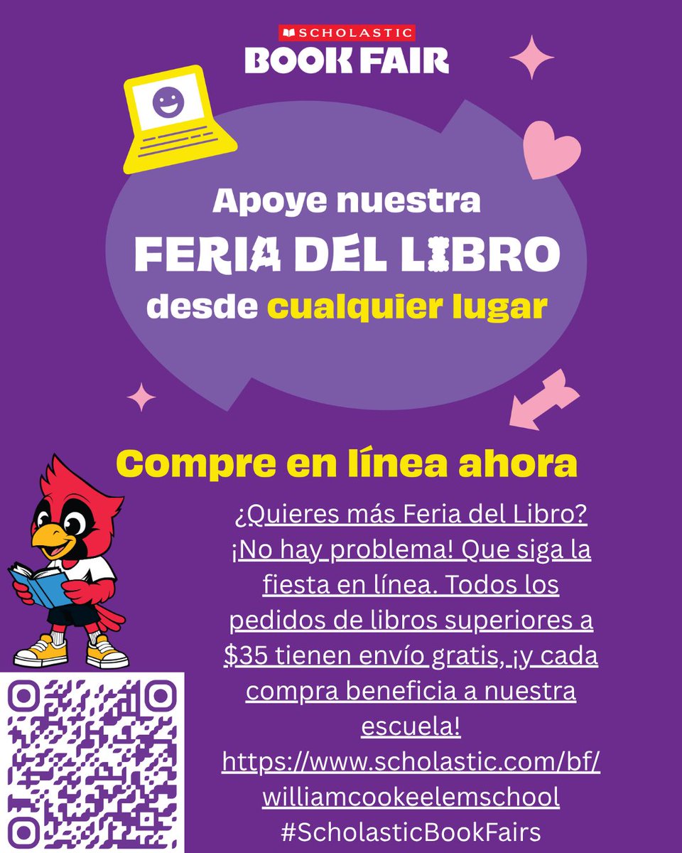 We hope your children had an amazing time at the Scholastic Book Fair.  If you couldn’t make it—or just want to explore even more exciting books and goodies—great news: the fun isn’t over yet! You can still shop online until 3/29.