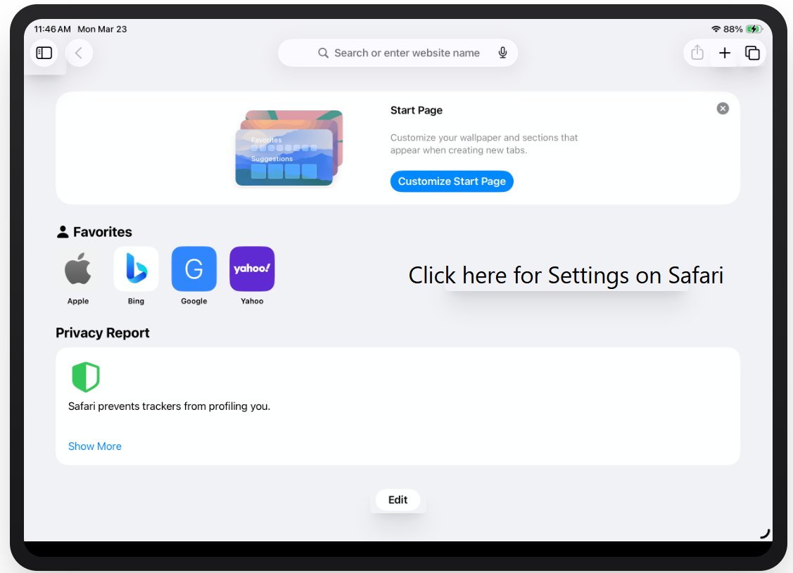 Apple iPad Safari 26.3 live on Chasms.com
