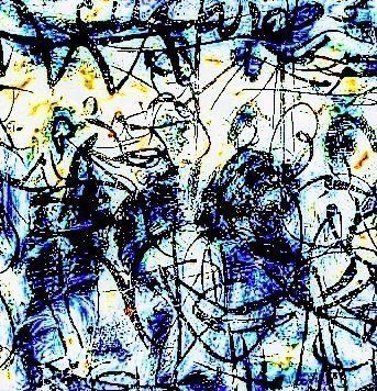 Vague whisps of People-People haunt the viewer for acknowledgement &amp; attention. Avert direct eye contact or be bewitched.
#Cucaro 
#artshare #art #artworks #SF #Artforum #Artnet #midcentury #1960s  #abstractart #artmoots #artbots #AOTC #artistcommunity #artistcornerTS #ArtistOnX