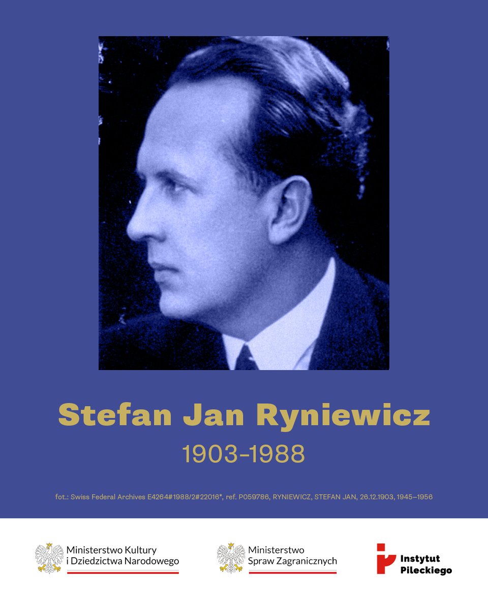 PLinSydney's tweet image. Stefan Ryniewicz - deputy to envoy Ładoś and key #LadosGroup diplomat. He intervened with the Swiss authorities and kept the campaign to save thousands of Jews as secret. We remember him on March 24! #March24 #Remember