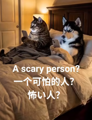 nyancorepon's tweet image. YouTubeのひとつ前の投稿の　タイトルNot free　は　1日で1.5万回以上再生。
　世界は広いな　大きいな
さて下記も　調子にのれるといいのですが・・？
　タイトルは　もっと怖い人が来る？
youtube.com/shorts/fNWaDrQ…
　＃読書 ＃animals ＃pets #lifehacks