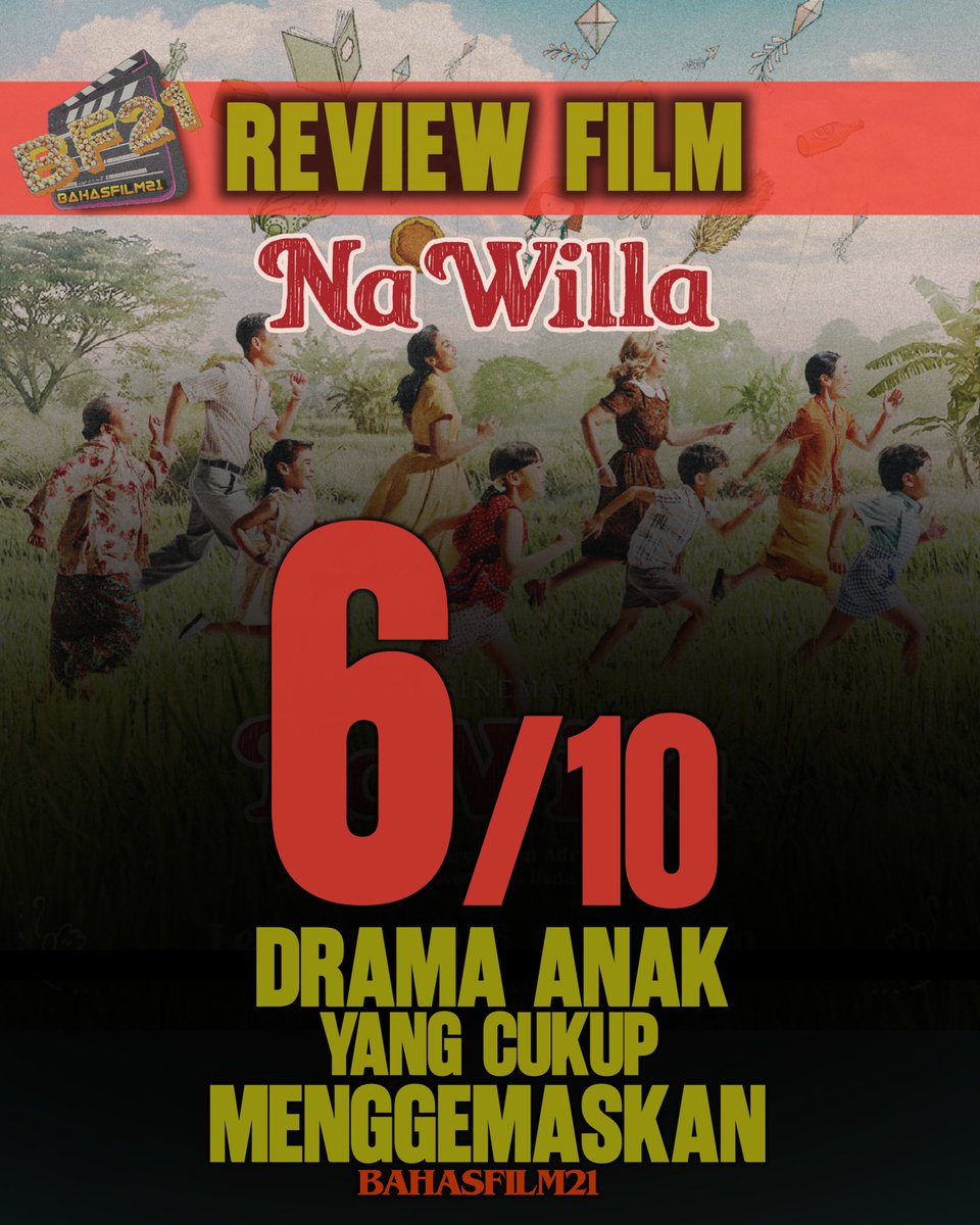 bahasfilm21's tweet image. REVIEW FILM NA WILLA

Full Review 👇🏼
instagram.com/p/DV-N2GtE9lz/…

Bagus atau tidak itu Opini Pribadi, dan Diskusi adalah Ruang yang menyenangkan dalam membahas sebuah film.

#bahasfilm21 #FilmLebaran #Nawilla #Visinemastudios #rekomendasifilm #ryanadriandhy