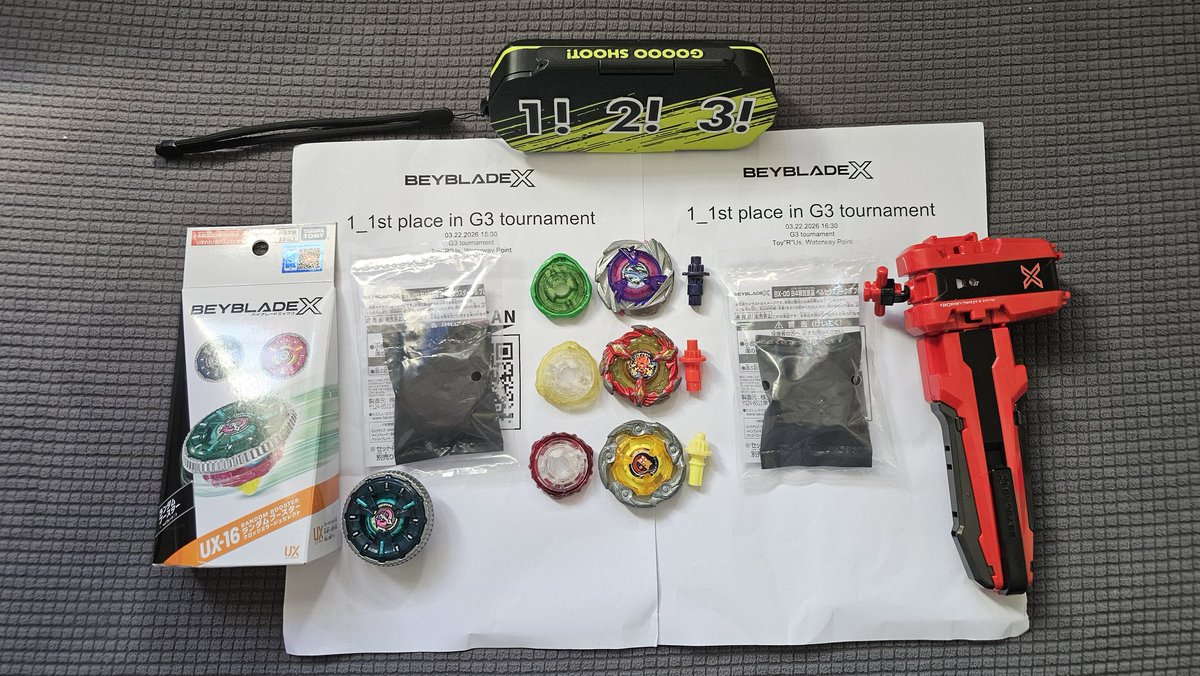 d3bugu's tweet photo. Double Win for Finn and GooGoo special G3 Tag team tournament at WWP on Sunday, was also given 2x Clock Mirage 01 😎 https://t.co/A3FukCCny1
