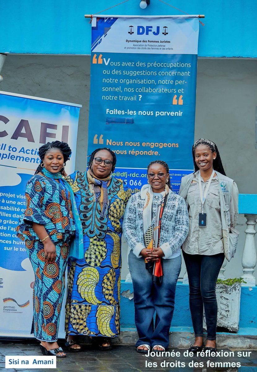 Journée mémorable sur les droits des femmes organisée par la @DynamiqueFemmesJuristes DFJ ce mercredi 18 mars 2026

- Des organisations féminines présentes
- Appui technique : <a href="/ONUFemmes/">ONU Femmes</a>
- Financement : Fonds de Consolidation de la Paix

Voici les 3 axes essentiels abordés 👇

1️⃣