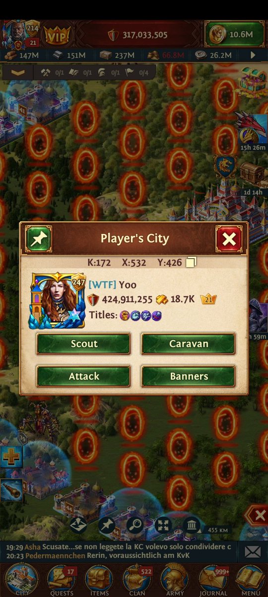 scrdness's tweet photo. Man bruh, the most beautiful thing just happened in #totalbattle.. someone lost a child and the kingdom came together and put memorial portals around the city of the person to show love. Shit like this is amazing to see. https://t.co/hxzubsoPZ0