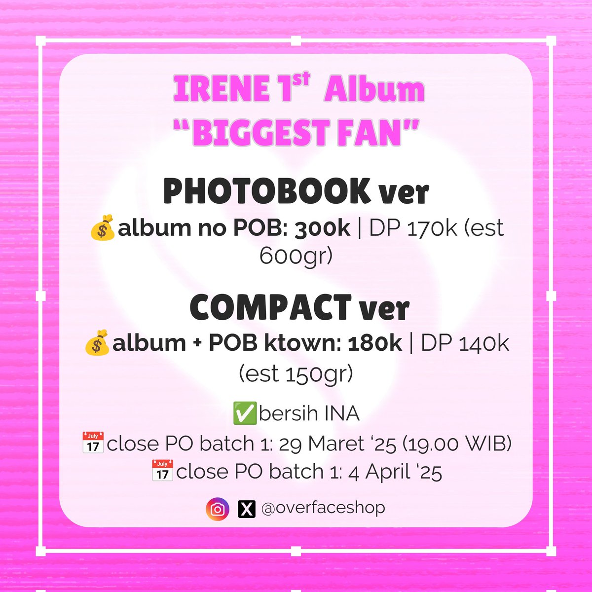 Overface Shop 🇮🇩 tweet media