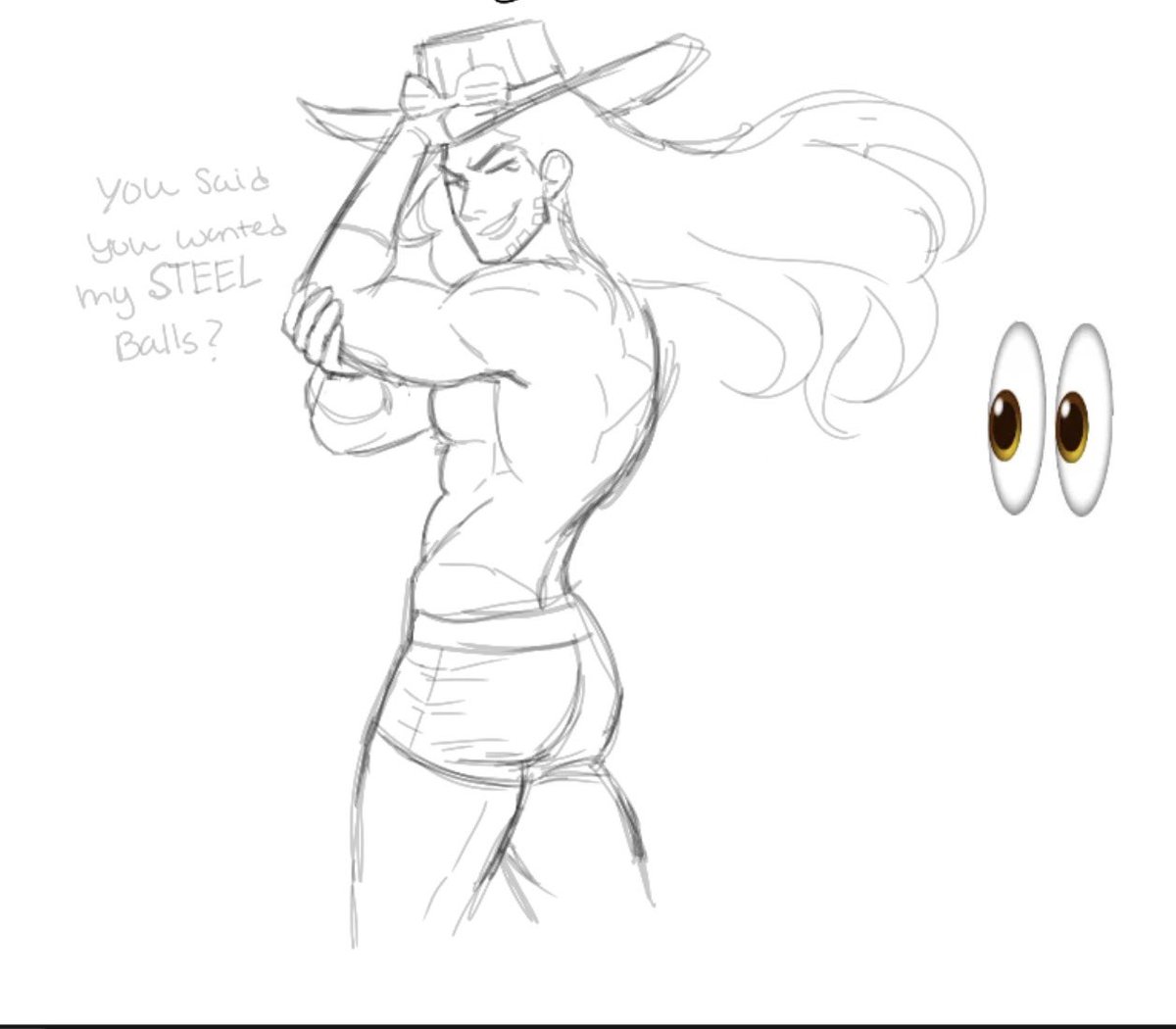 kitkat_natkat's tweet image. Drew this on magma….

#gyro #jjba