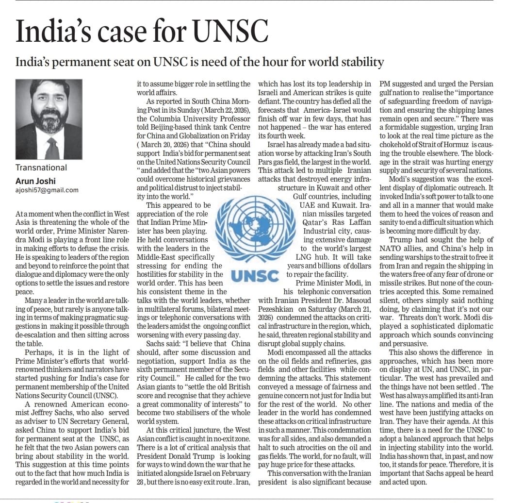 arun joshi tweet media