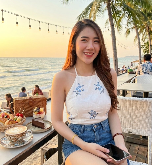 gecoooooo's tweet photo. "หนีร้อนมาพึ่งเย็น... แต่ถ้าอยากเห็นหน้าชัดๆ ต้องมานั่งข้างๆ นะคะ 🍦📷 คาเฟ่ริมทะเลบรรยากาศดีมากกก ใครชอบแนวพาสเทลเหมือนเราบ้าง ทักมาบอกหน่อยสิ!"
#เรื่องเล่าเช้านี้ 
#ข่าวอีหร่าน 
#LOLFanFest2026
 #หลอนยา 
#ภัยสังคม #ข่าวช่อง8 https://t.co/ry2XkZyAOe