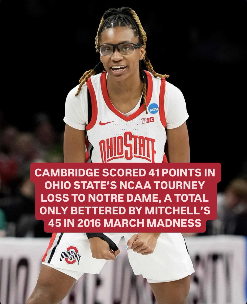 B1Gwbball's tweet image. What a season for Jaloni Cambridge and Ohio State 🫡