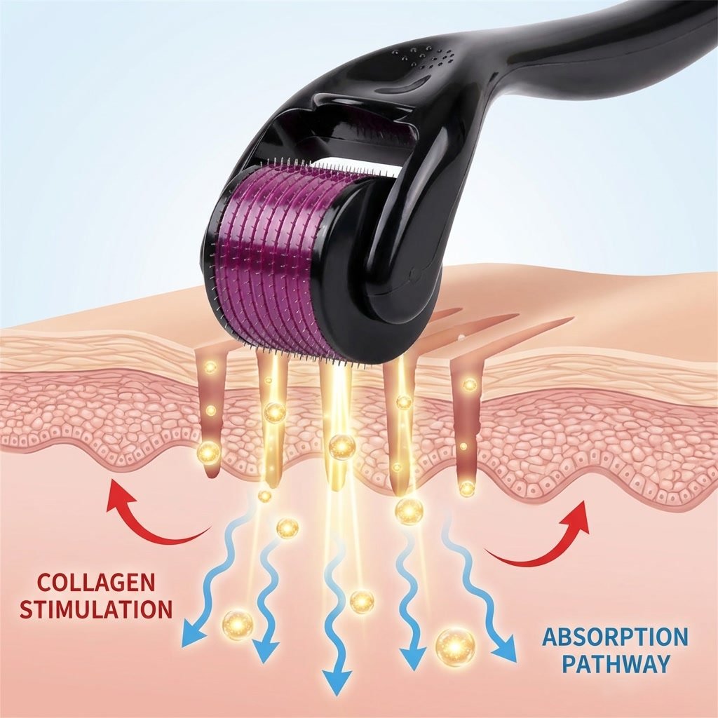 aa_jia44216's tweet image. Meet the Auro Dermal Roller.
It creates micro-channels so your products actually penetrate:
✨ Fade acne scars
✨ Smooth fine lines
✨ Tighten pores
✨ Improve elasticity
#DermaRoller #Microneedling #AcneScars #SkincareTwitter #CollagenBoost #SkincareTools #AntiAging