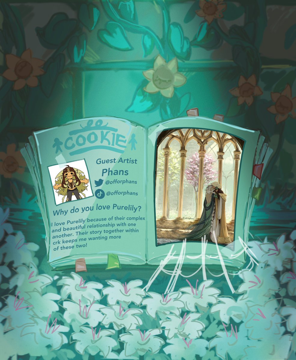PurelilyZine's tweet photo. 🍦⚜️Continuing with our guest artist introductions, please welcome @offorphans ! Their rendering and composition skills are so fantastic, and their use of visible brushstrokes to create texture is stunning. We are so thrilled to have them on this project! https://t.co/qOkmyN0lMK