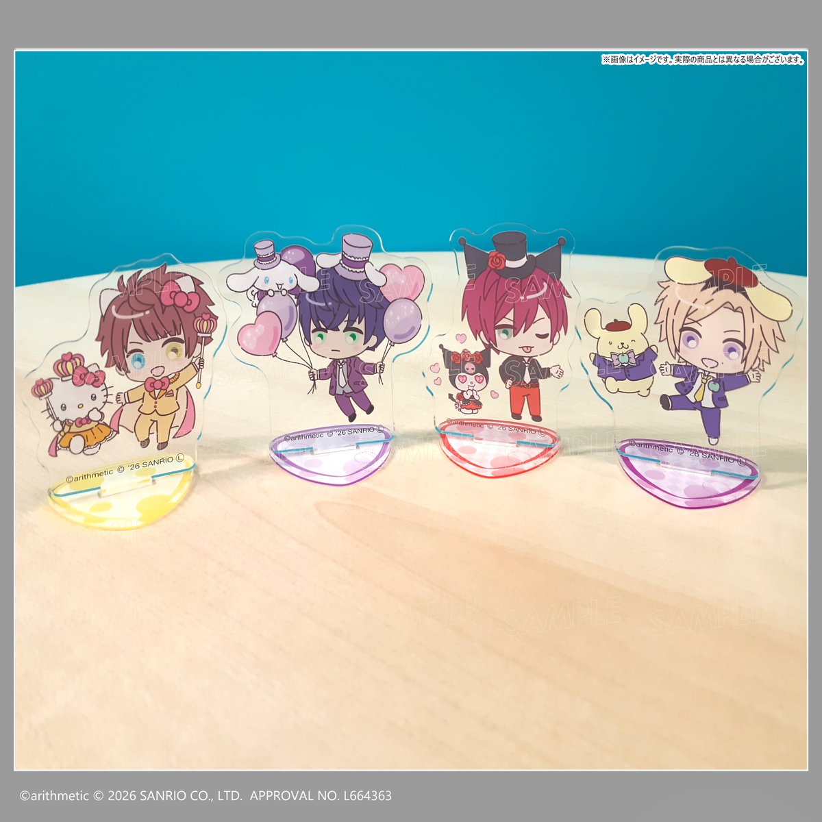 DYNAMIC CHORD × サンリオキャラクターズ ミニキャラアクリルスタンド