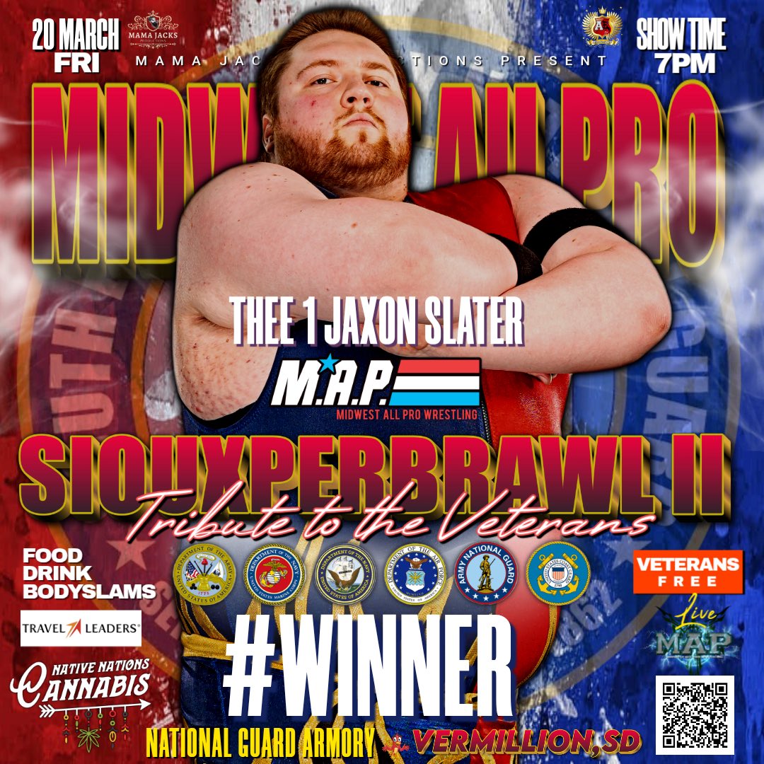 MidwestAllPro's tweet photo. MAP: SiouxperBrawl ll  RESULTS: 

#winner Thee 1 Jaxon Slater

#winner #lkhaas https://t.co/E0LdwJ22WS