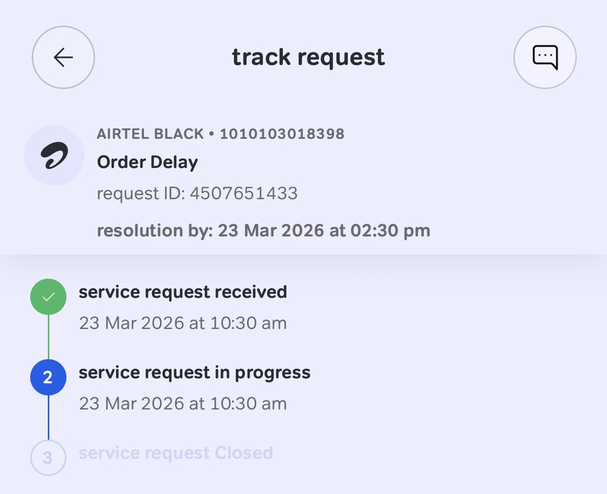 saikatonweb's tweet photo. @Airtel_Presence Booked an IPTV connection on Mar 18, paid immediately, was promised installation within 24 hrs. It’s been 6 days — no installation, no refund, just a cycle of fake promises and new tickets that go nowhere. This is not a service, it’s a scam. #ConsumerRights https://t.co/pWlUuIN9vr