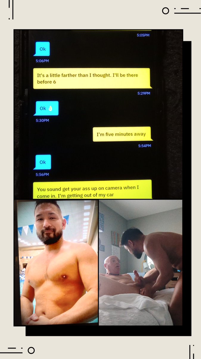 club_thump90419's tweet photo. I had to borrow my son's phone because I dropped mine in the toilet.  I saw a notification from John (?) from Minneapolis.  Things progressed quickly.
Part 1 of 2 

#grinder #goon #goonfuel #bareback #rawdog #gay #fucking https://t.co/suSxKaRInq