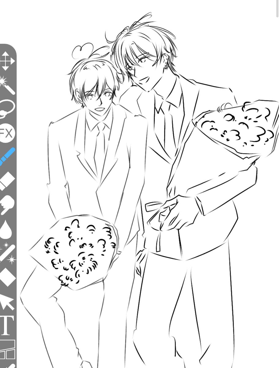 スズメart★ tweet media