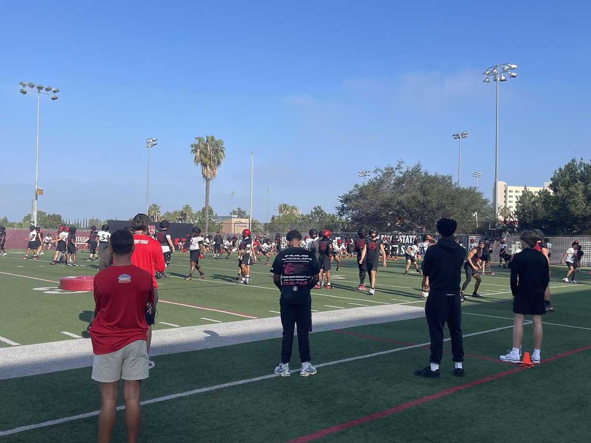 cjaay_4's tweet photo. I had a blast visiting @AztecFB ! I want to thank all the coaches who took their time to speak with me and get to know me! Can’t wait to come back! https://t.co/tHrZWy5asu