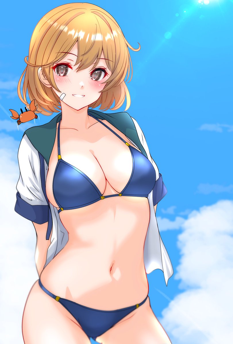 お昼の再掲

下は水着で準備万端の朧ちゃん

(*'-`)朧ちゃんSFW可愛いし七駆は天使しかおらんし 