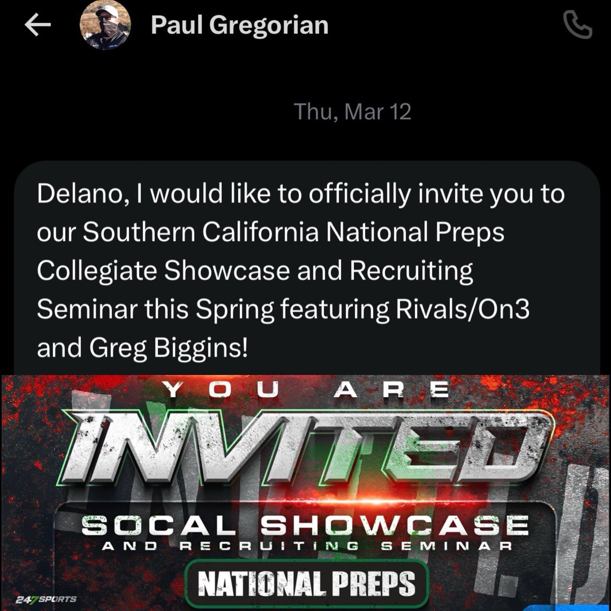 Delano Rock WR 2028 tweet media