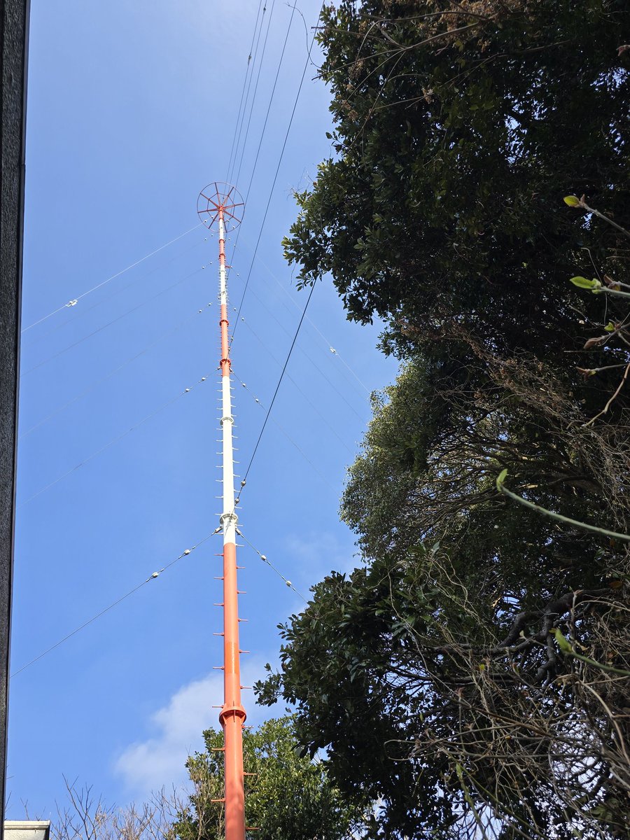 ラジオ塔はやっぱり高いですな📻