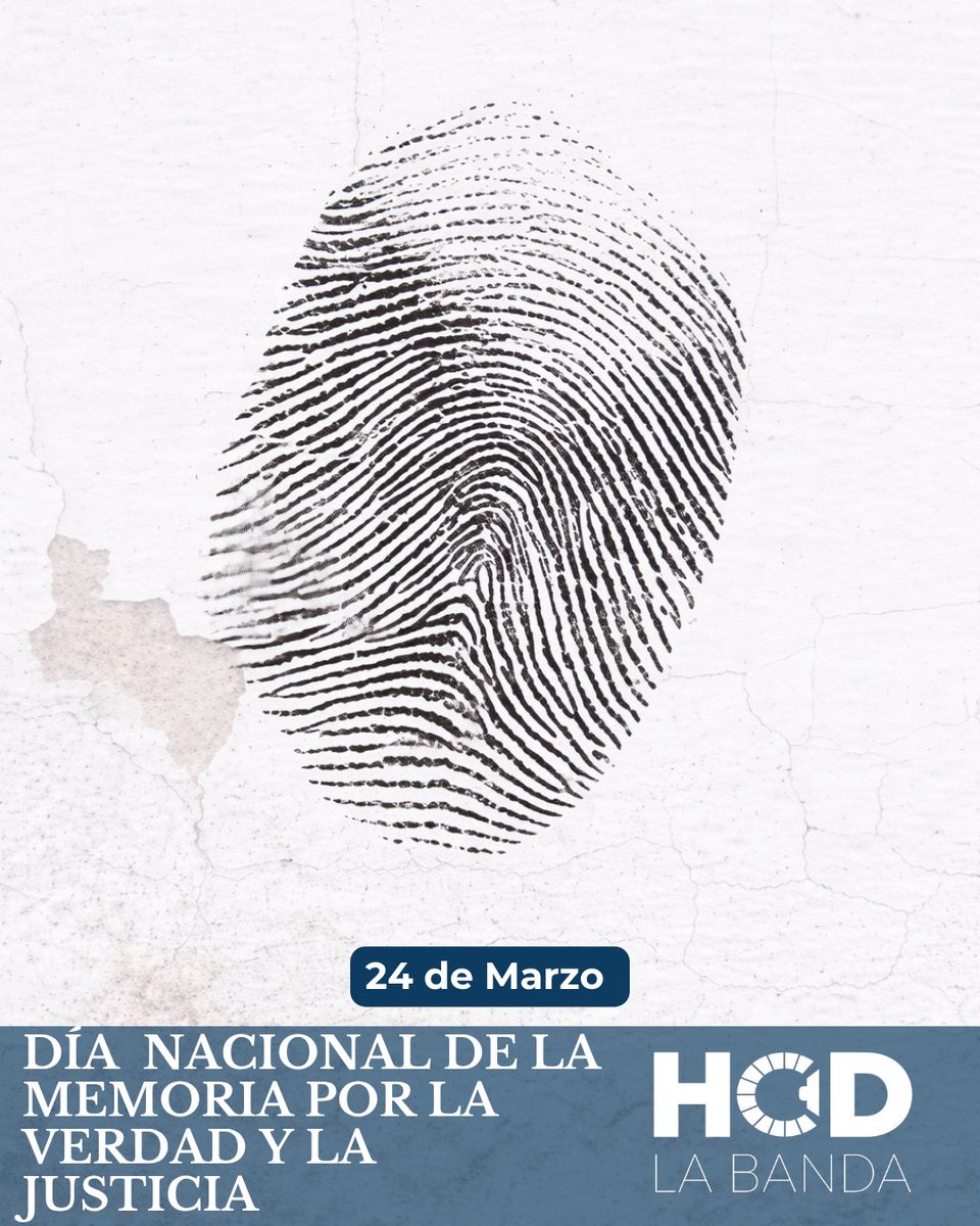LaBandaHcd's tweet photo. 📌 El 24 de marzo se conmemora el Día Nacional de la Memoria por la Verdad y la Justicia, en recuerdo del golpe de Estado cívico-militar de 1976 que derrocó al gobierno constitucional e inició la dictadura más sangrienta de la historia del país

#nuncamás 
#50añosdelgolpe https://t.co/ku8Lw8kHFR