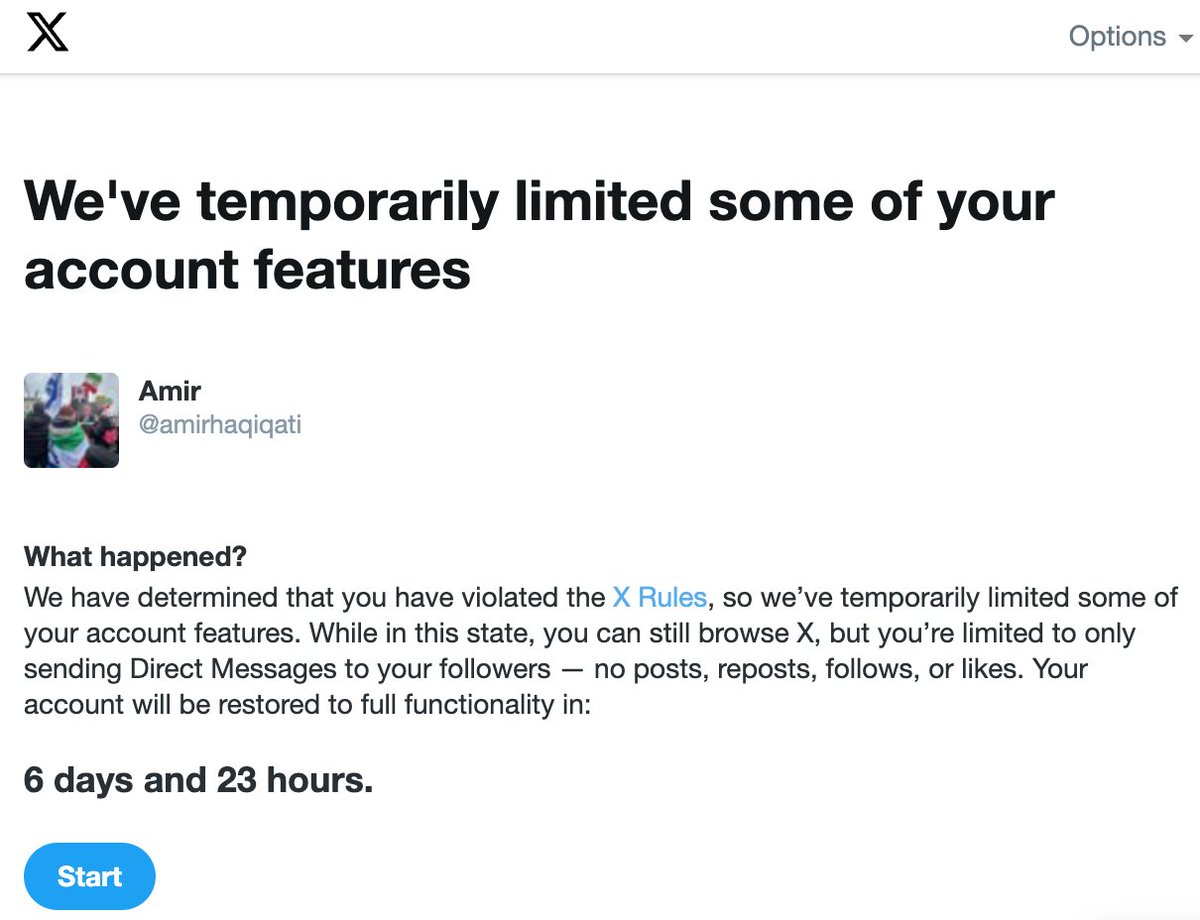 amirhaqiqati's tweet photo. @__Injaneb96 @X @Support When I responded to that animal Mohammad Marandi, on Feb 28, I got hit by the same tactic. Mine was for 7 days.

What in the world, @X @Support ? https://t.co/aligniXBZ7