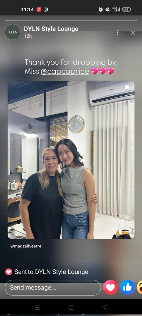 Sa salon ni ms jennylyn mercado #CapriceCayetano