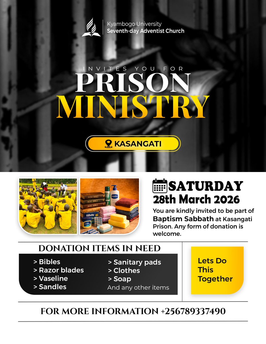 “Every soul matters. Every life can be restored. This #PrisonMinistriesSabbath, let’s be part of God’s mission of *bringing back souls* - through love, support, and hope. You can make a difference. #CommunionInAction #BringBackSouls”**