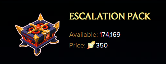 Escalation packs are currently under $2 each!
There are 1 of 1 cards and a full run of legendary Conflict summoners coming.
Could this be one of the greatest opportunities in Splinterlands history?
Get em while they last: