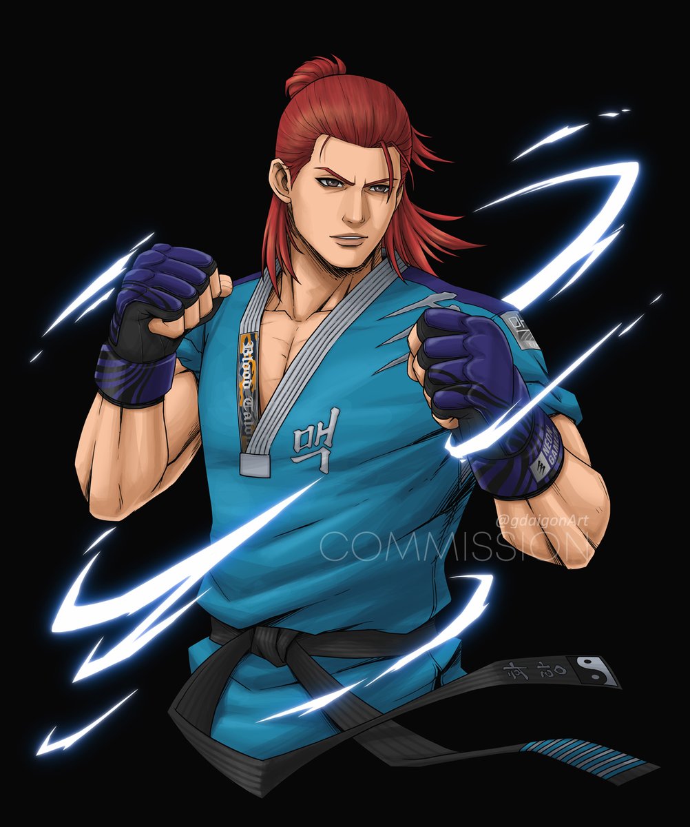T8 Hwoarang commission for <a href="/NeonGamer/">Paul Burke</a> 🥋 thank you so much!🙇‍♂️ #TEKKEN8