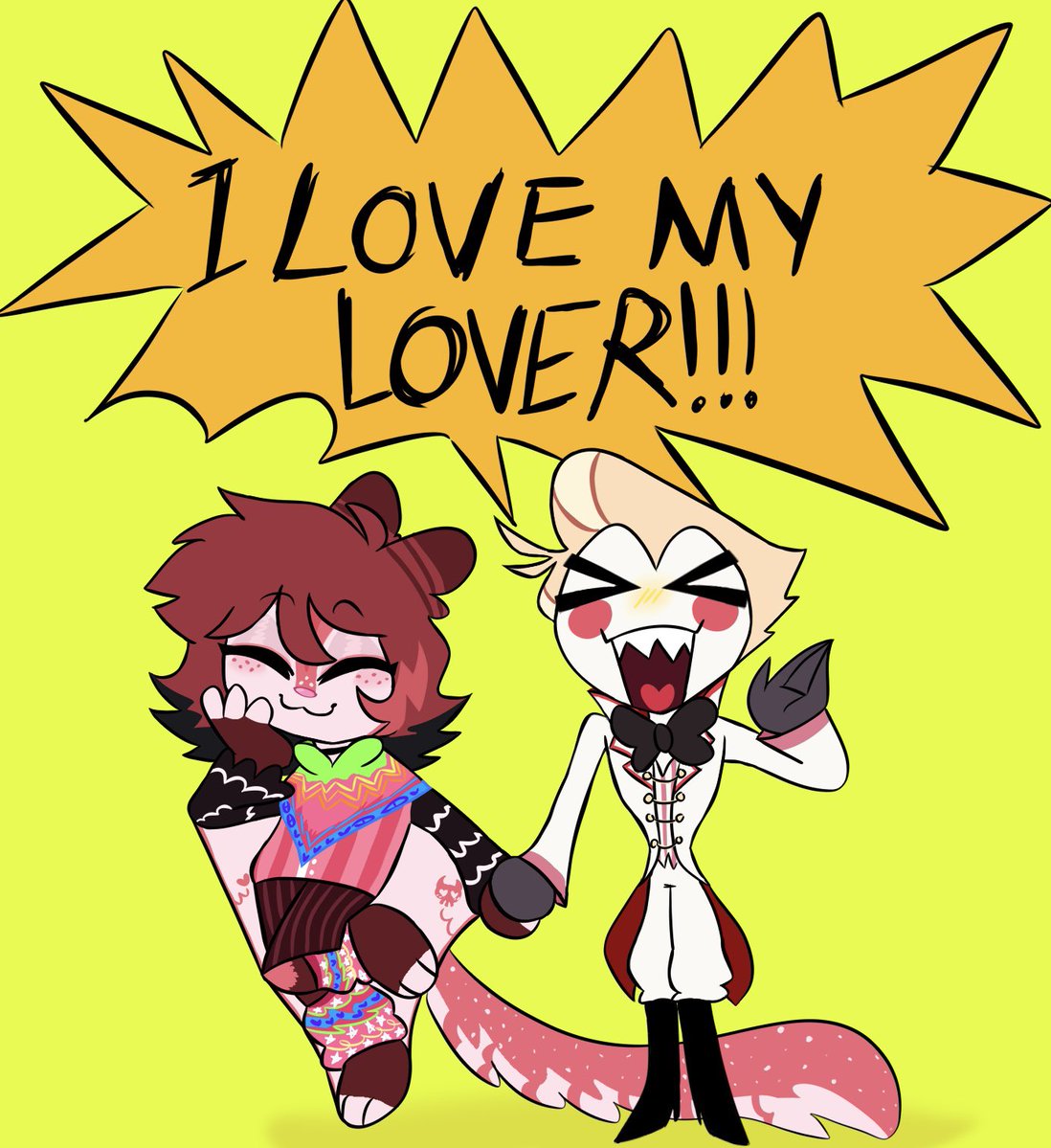 🪷 | Cipher ♡’s Lucifer and Vox! tweet media