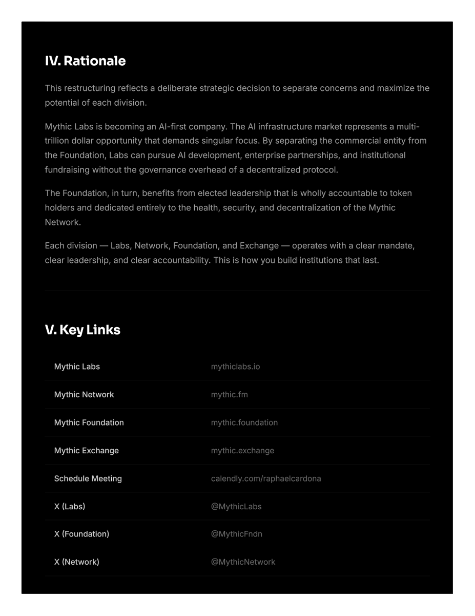 Mythic Foundation tweet media