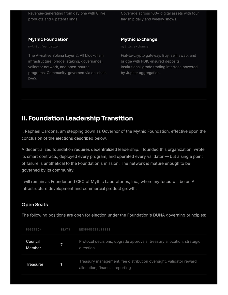 Mythic Foundation tweet media