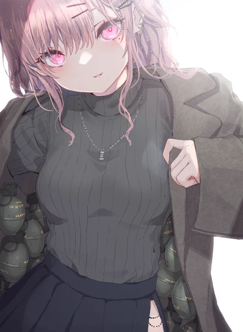 冬が終わると冬服を見れなくて悲しいというイラスト