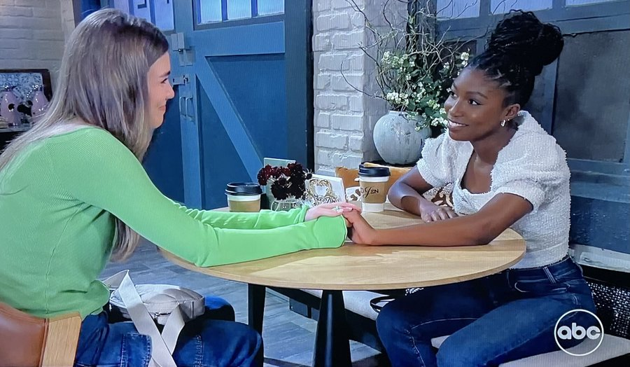 MelissaRabb1's tweet photo. @GeneralHospital It wouldn't kill you to have more Emma/Trina scenes, you know? Develop this friendship? #GH #Tremma https://t.co/eg7FdV5Gym