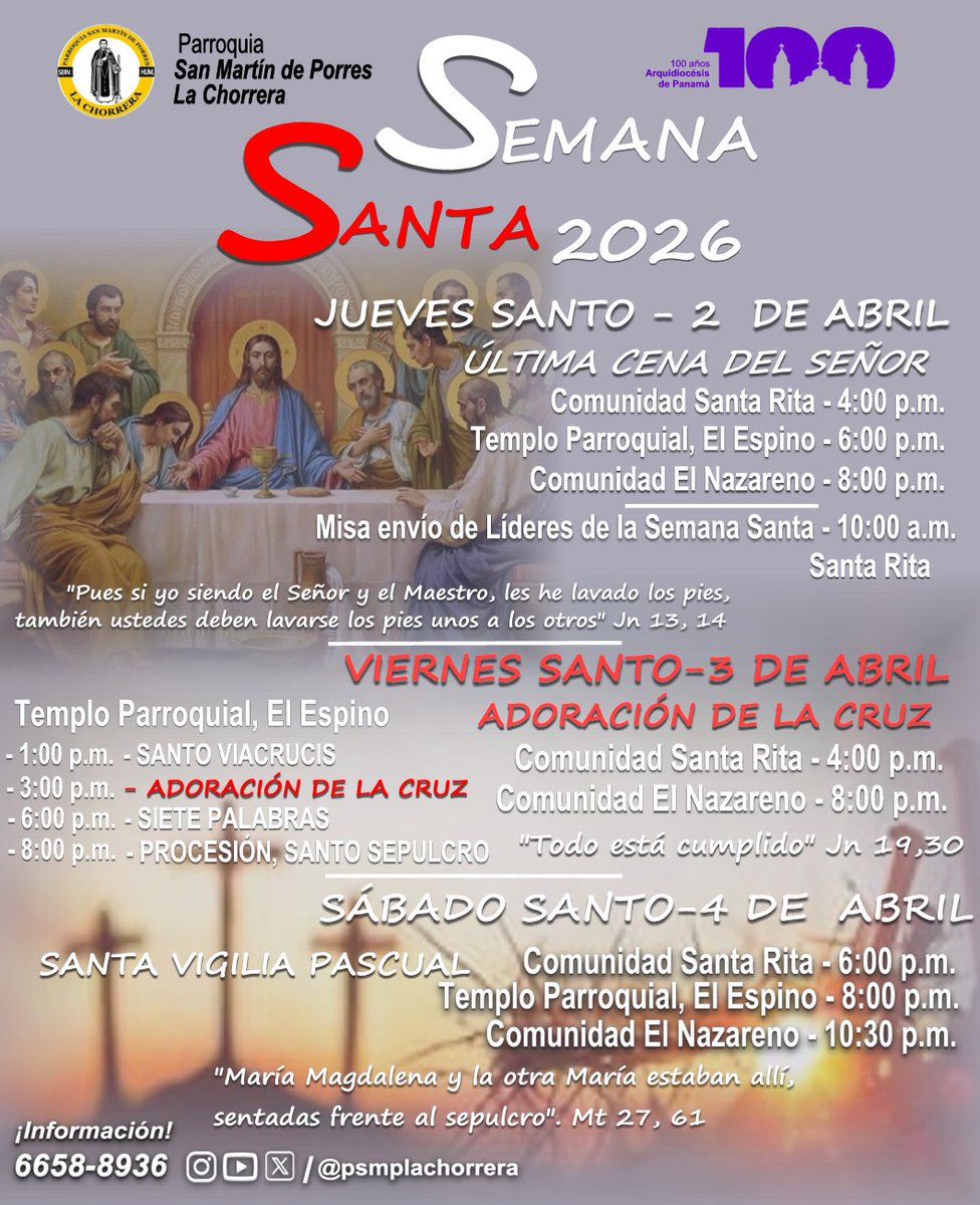 Parroquia San Martín de Porres_La Chorrera tweet media