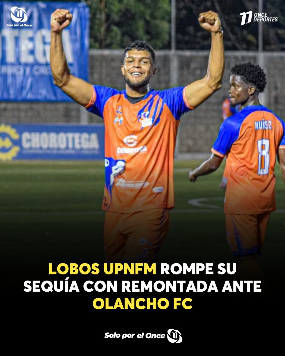 11_Noticias's tweet photo. ¡REMONTADA DE KILMAR PEÑA! 🐺
Los Lobos UPNFM sufrieron, pero lograron una remontada clave ante Olancho FC, cortando su mala racha en la Liga Nacional.🥳🏆

Resumen del partido 👉🏻 https://t.co/QJrw5Ib7lM

#LigaNacional #UPNFM #OlanchoFC #Jornada14 https://t.co/WigMlznNaM