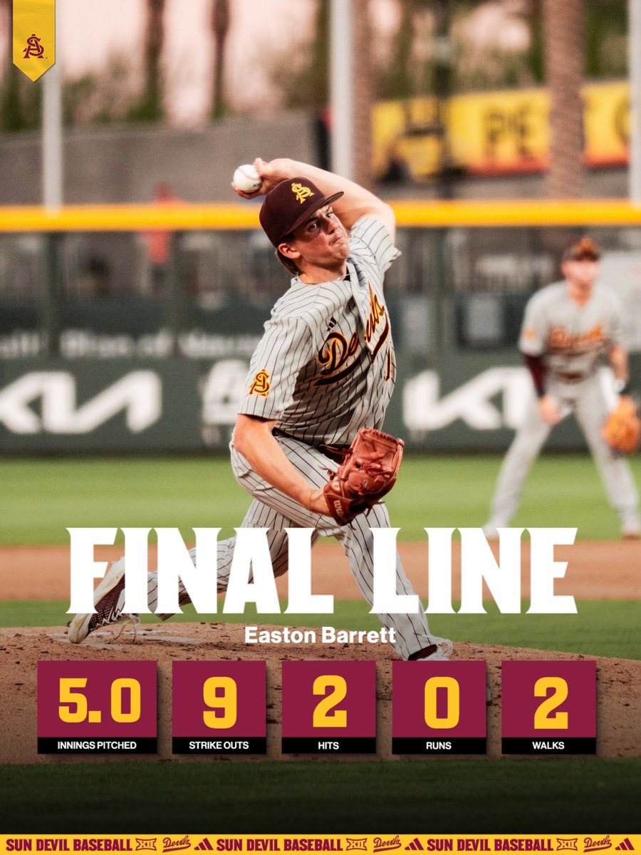 Sun Devil Baseball tweet media