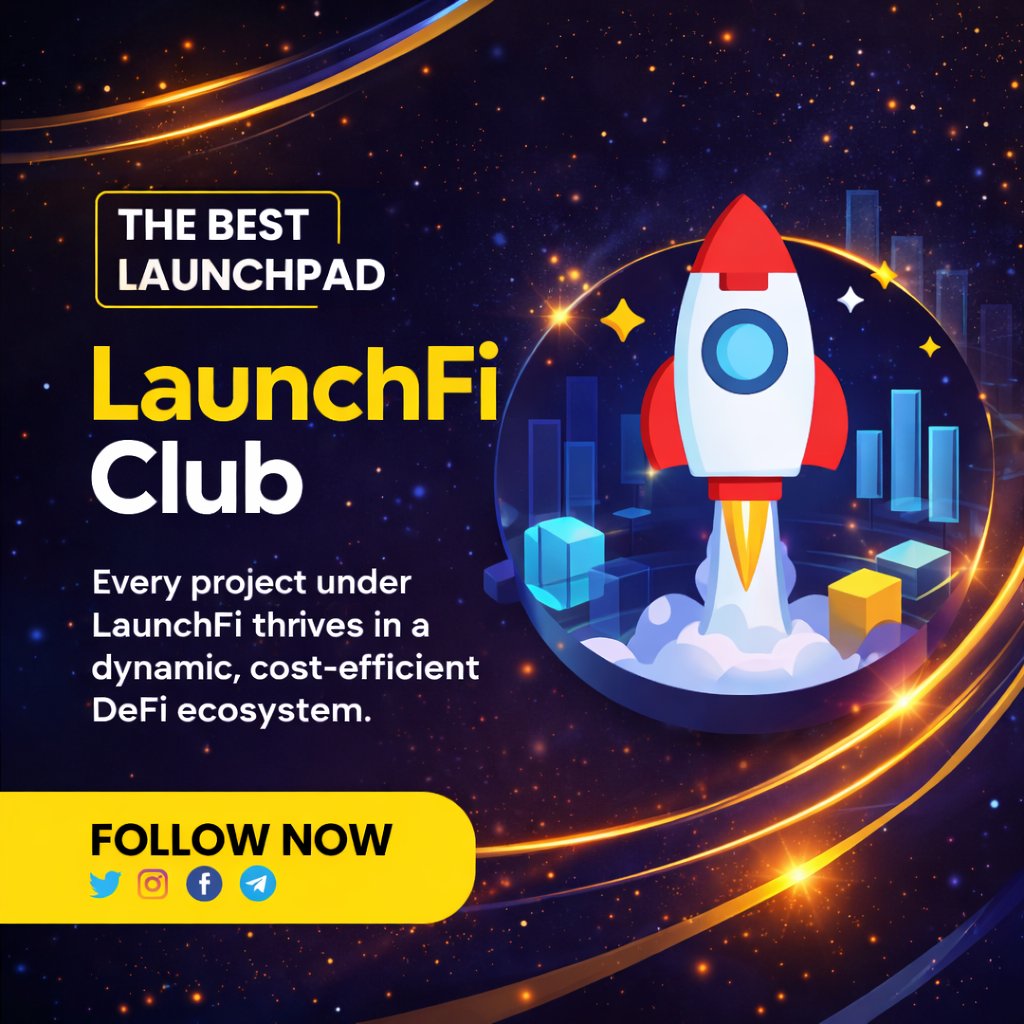 launchficlub's tweet image. This is going to be the most cost efficient ecosystem.

#DeFi #LaunchFi